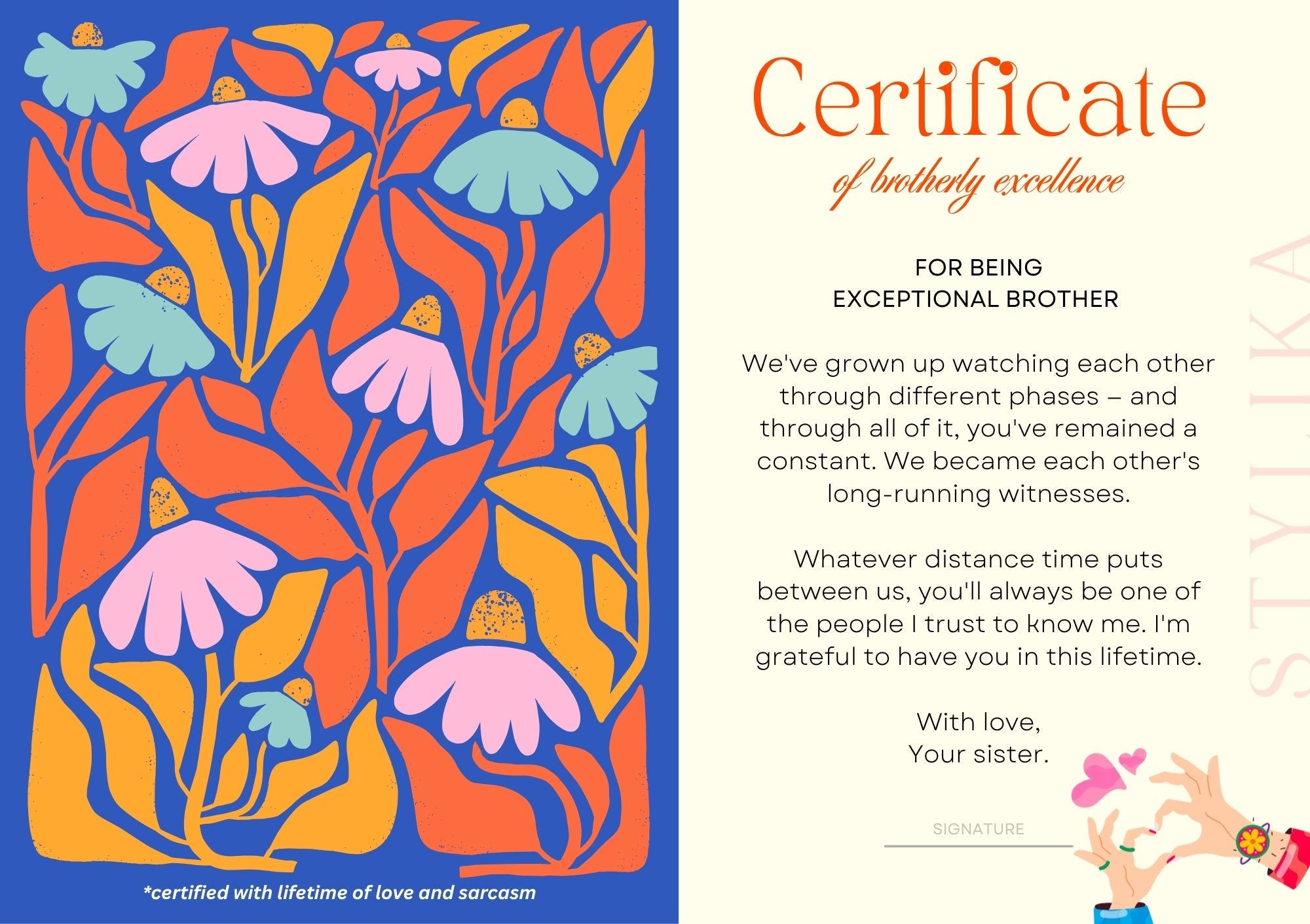 Award Your Brother