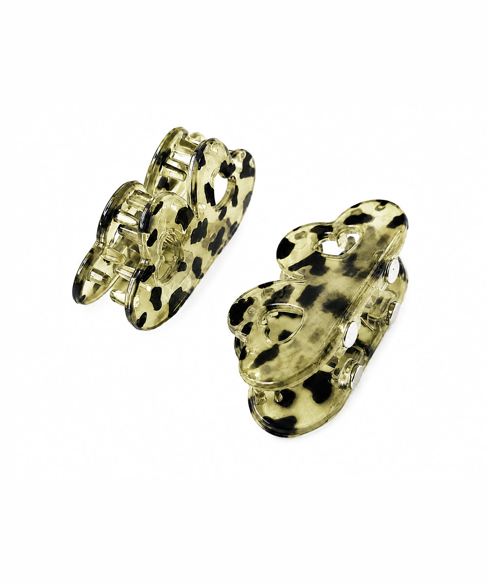 Moss green Flower Magnetic Hair Clip | Stylika