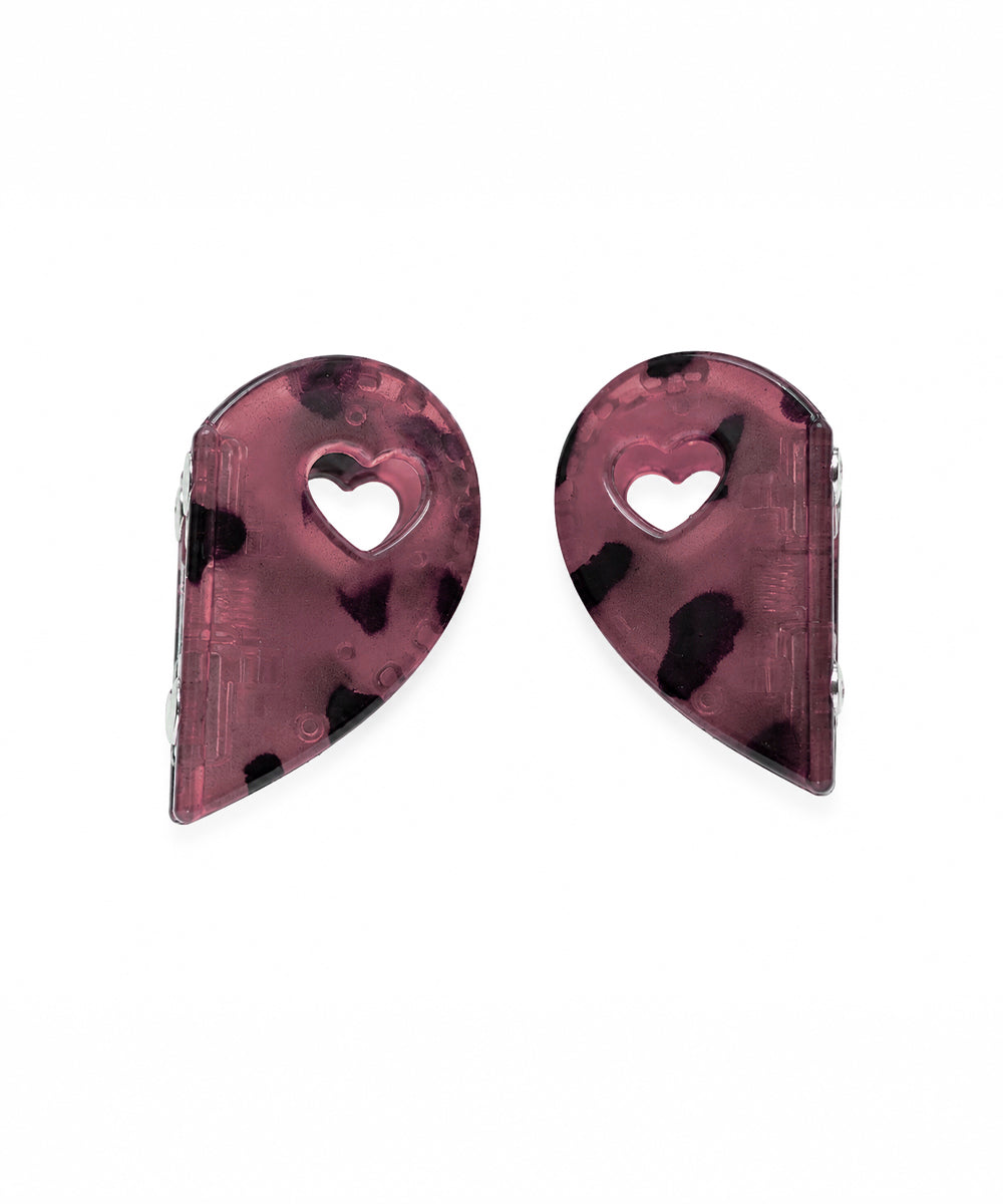 Mulberry mist Heart Magnetic Hair Clip | Stylika