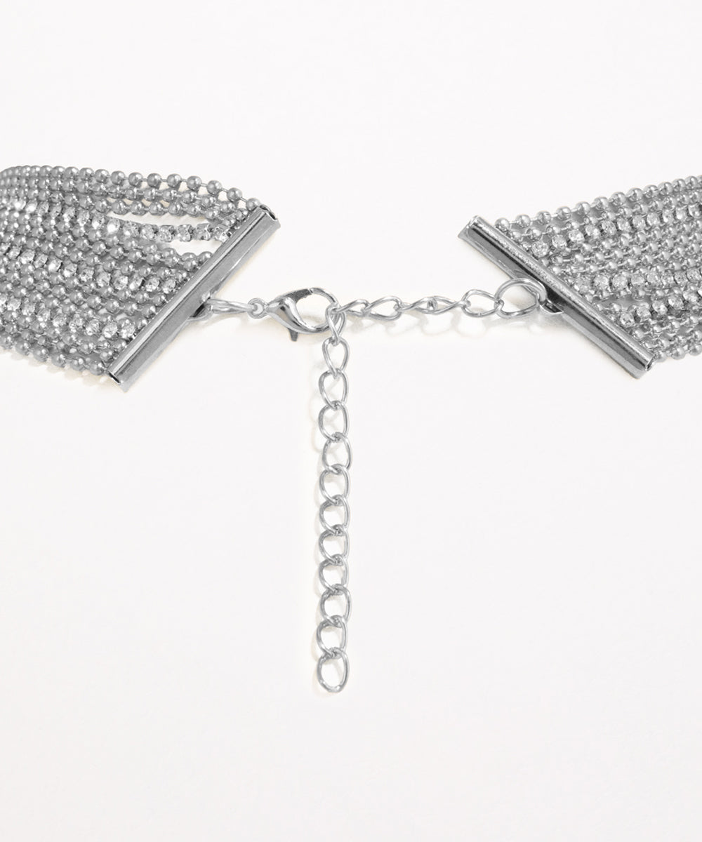Cascading Chain Statement Necklace | Stylika