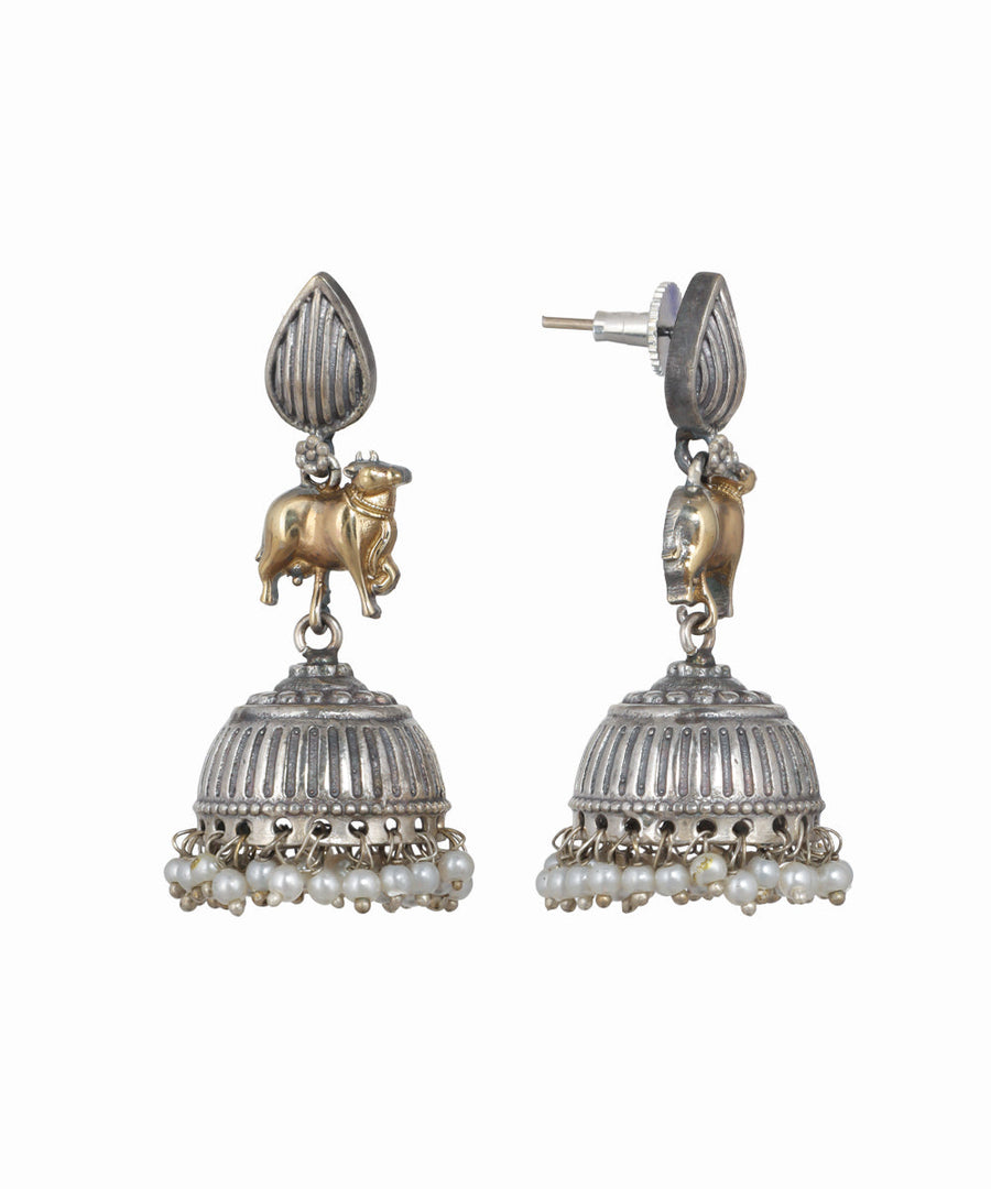 Ox Jhumka Earrings