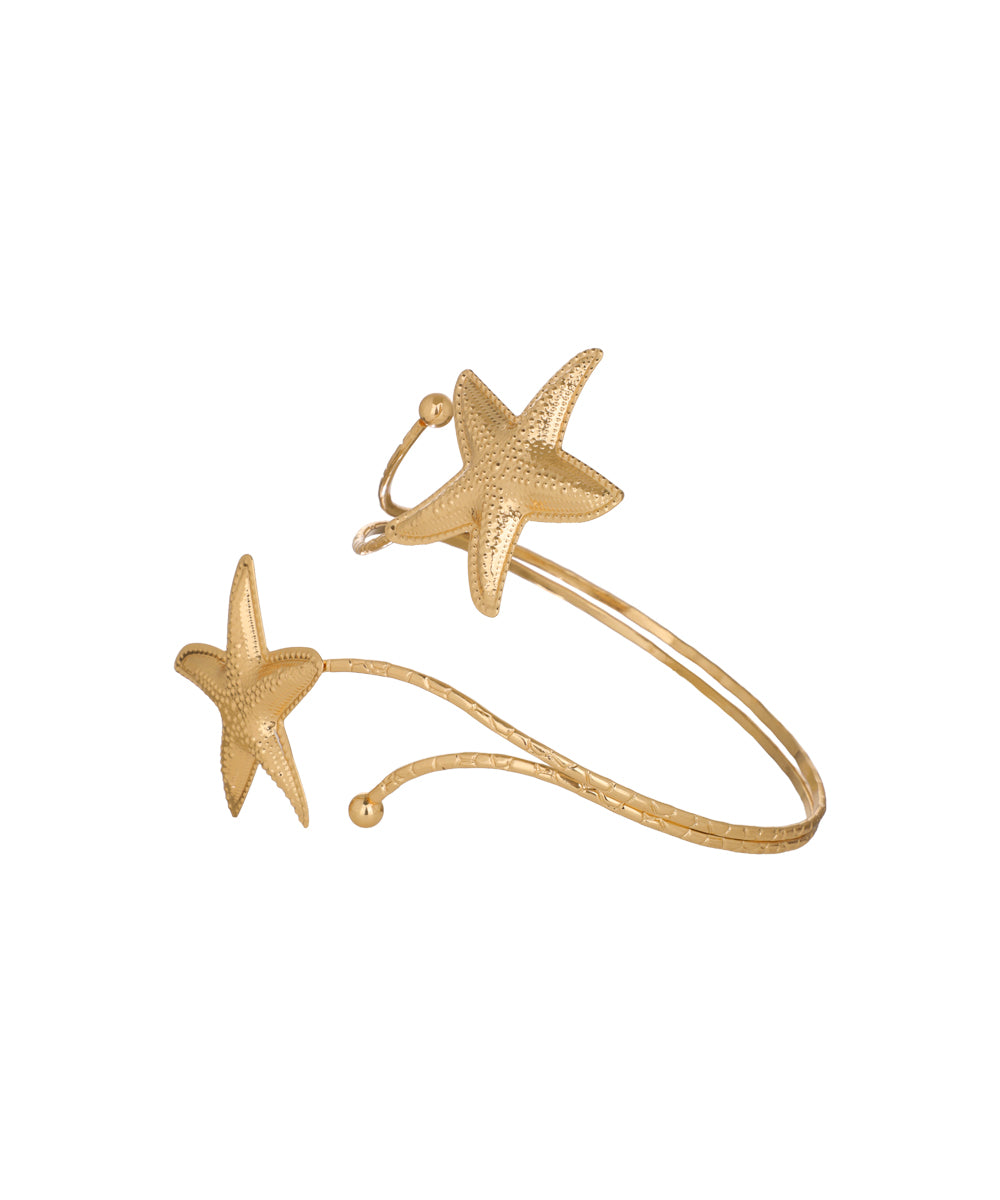 Twin Starfish Open Arm Cuff Accessory | Stylika