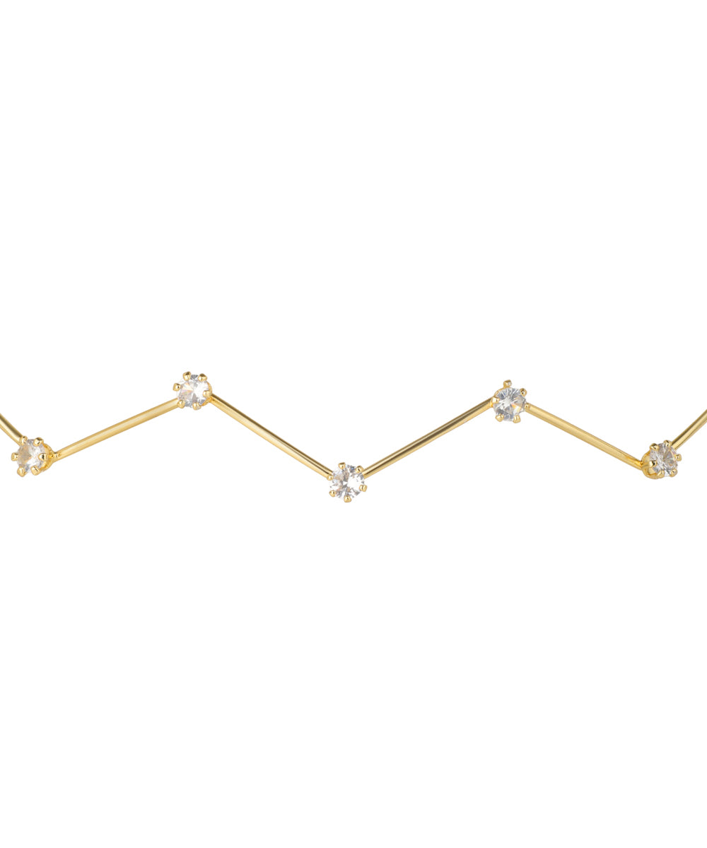 Zigzag Crystal Detail Tiara | Stylika