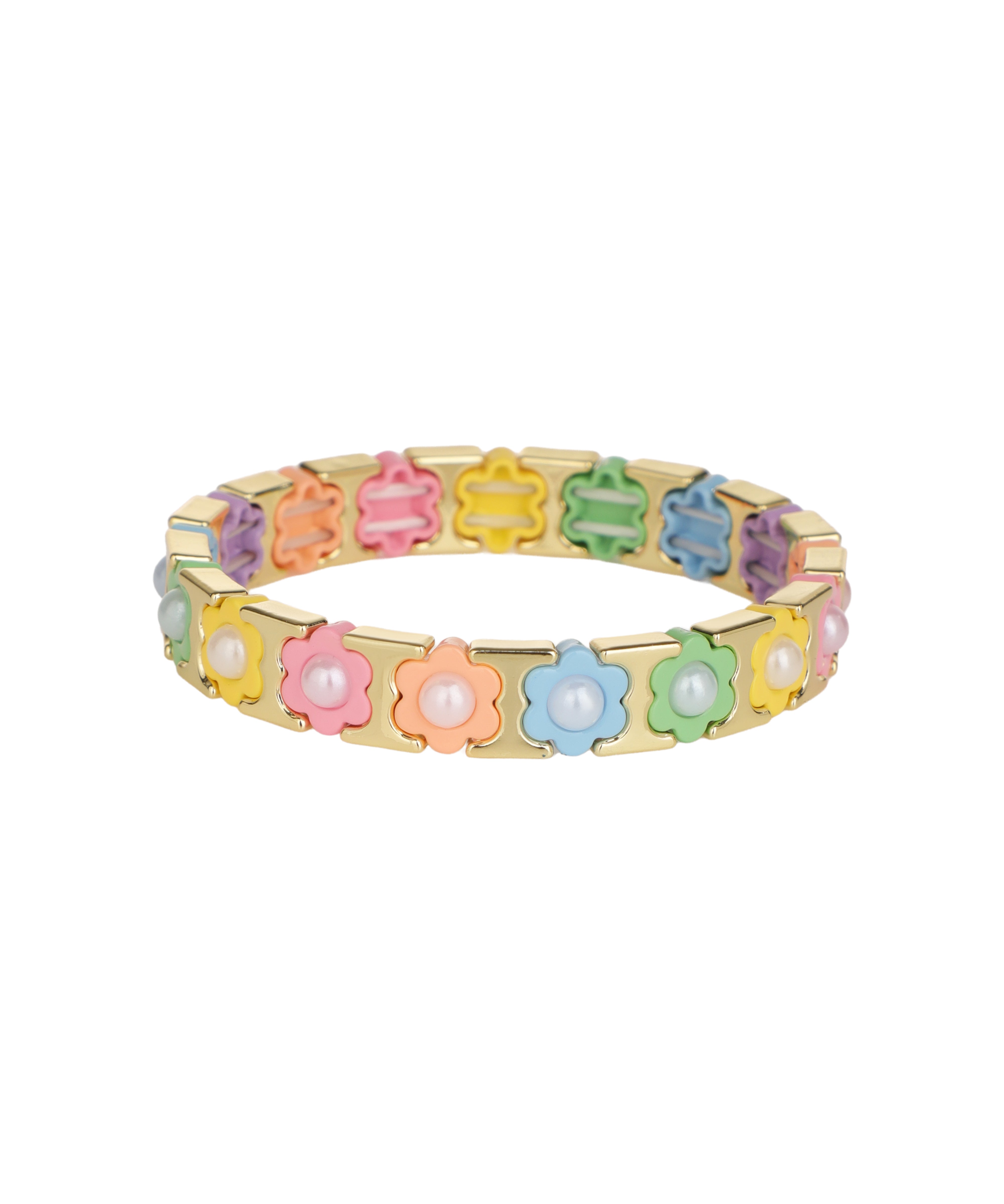 Pressed Petals In Block: Sunday Brunch Bracelet | Stylika