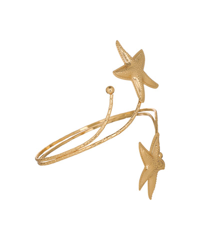 Twin Starfish Open Arm Cuff Accessory | Stylika