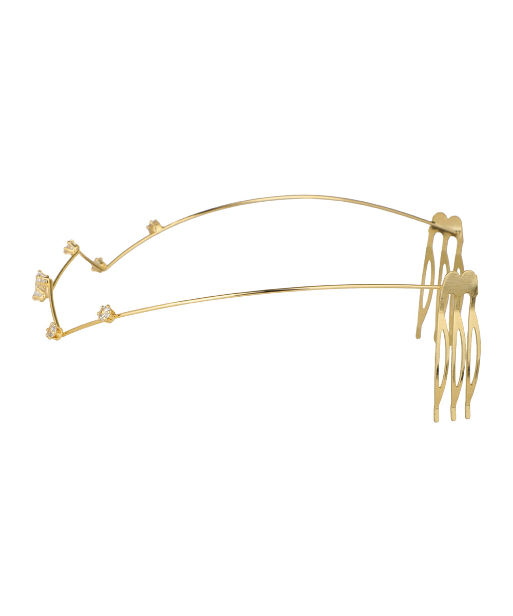 Zigzag Crystal Detail Tiara | Stylika