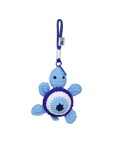 Whimsical Evil Eye Turtle Crochet Bag Charm | Stylika