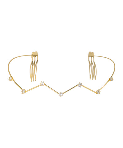 Zigzag Crystal Detail Tiara | Stylika