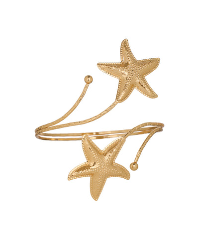 Twin Starfish Open Arm Cuff Accessory | Stylika