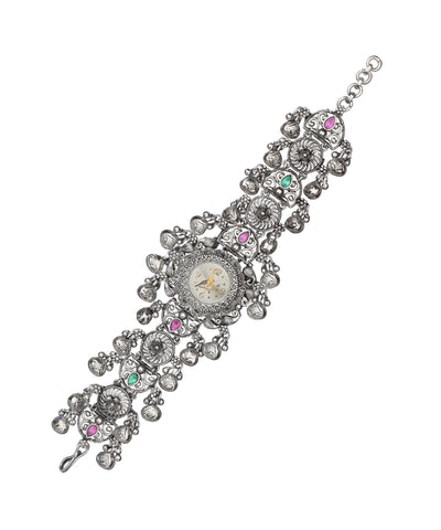Heritage Bracelet Watch with decorative stone accents