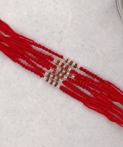 Set of Traditional Beaded Thread Rakhis for Brotherhood | Stylika