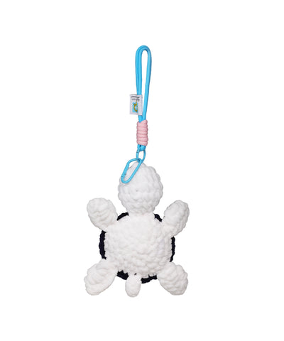 Whimsical Evil Eye Turtle Crochet Bag Charm | Stylika