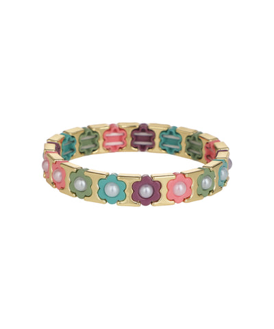 Pressed Petals In Block: Vineyard Dusk Bracelet | Stylika