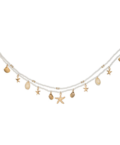 Seashell Starfish Beaded Waist Chain | Stylika