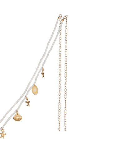 Seashell Starfish Beaded Waist Chain | Stylika