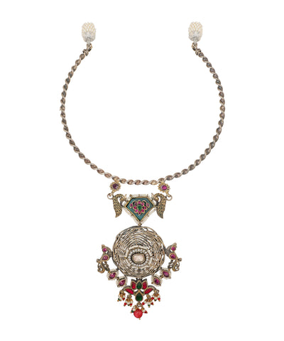 Twin Mayura Chakra Necklace | Stylika