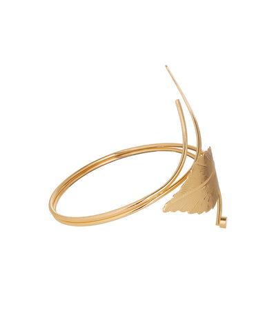 Single Leaf Wrap Arm Cuff | Stylika