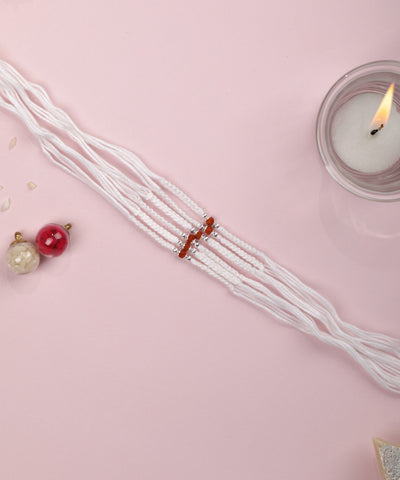 Rudraksha Harmony Rakhi Set of 6 | Stylika