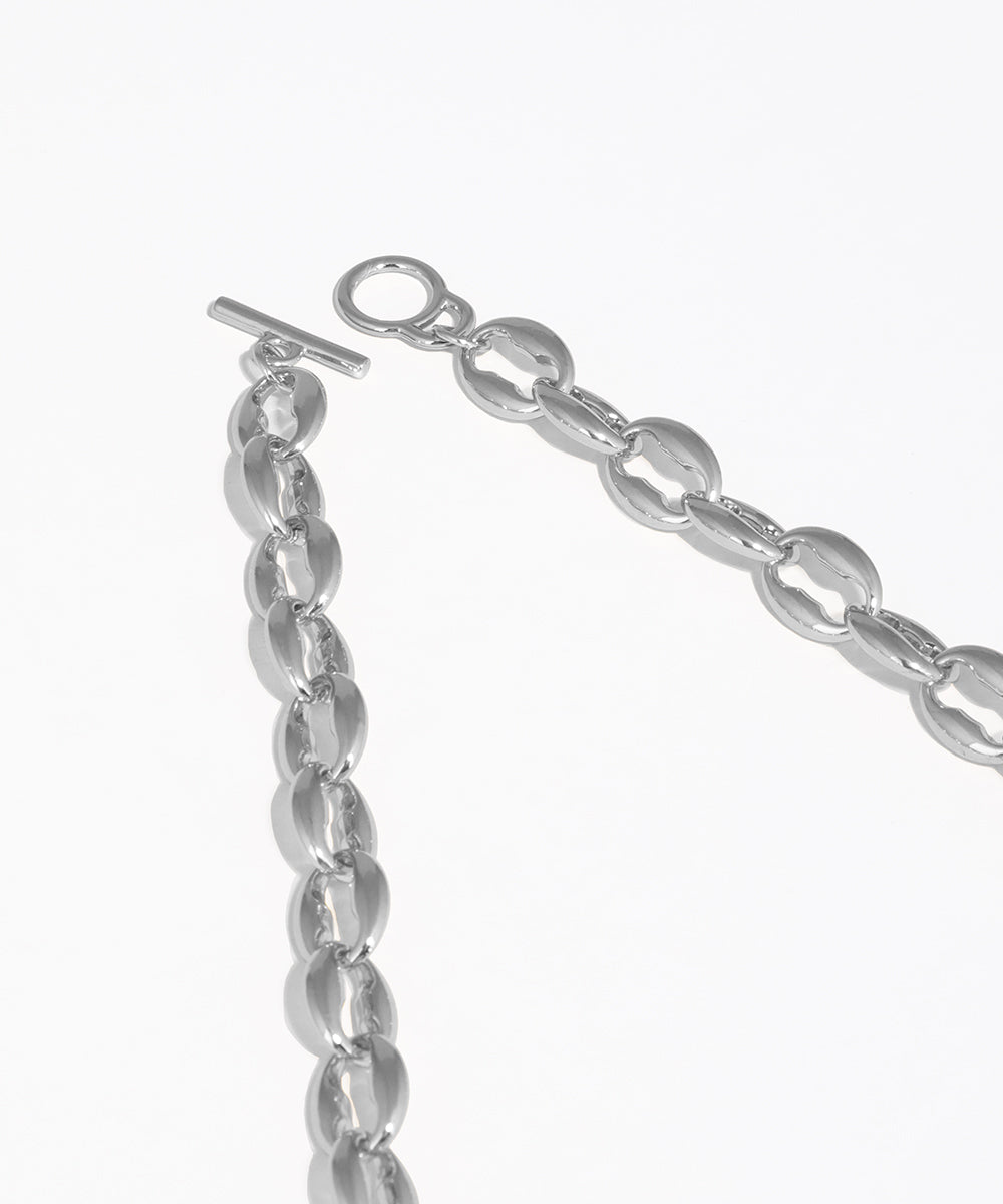 Contemporary Chunky Oval Link Chain Necklace | Stylika