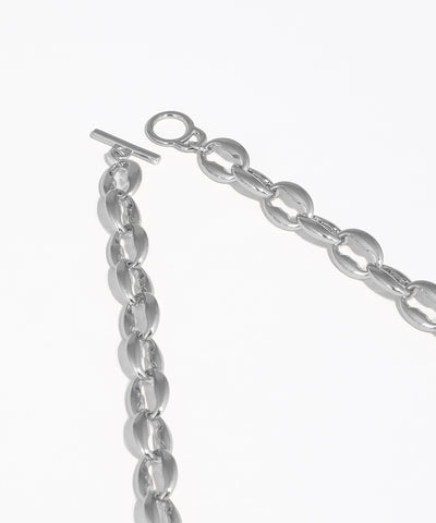 Contemporary Chunky Oval Link Chain Necklace | Stylika