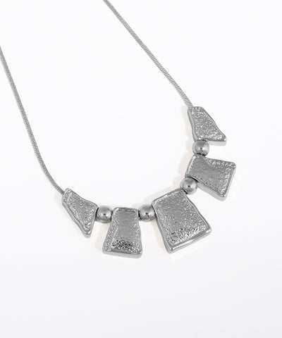 Contemporary Hammered Segment Necklace | Stylika