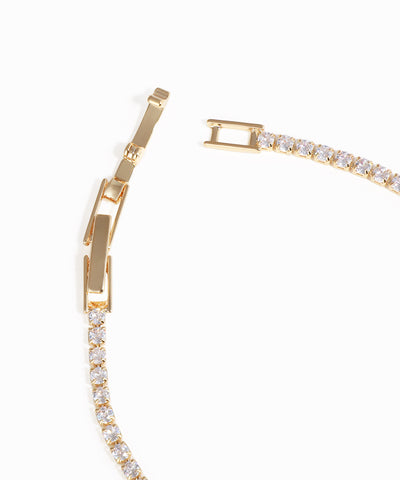 Evil Eye Tennis Bracelet with Halo | Stylika
