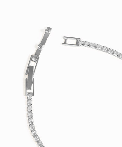 Evil Eye Tennis Bracelet with Halo | Stylika