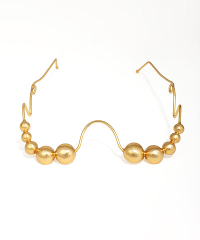 Organic Wavy Beaded Facelet | Stylika