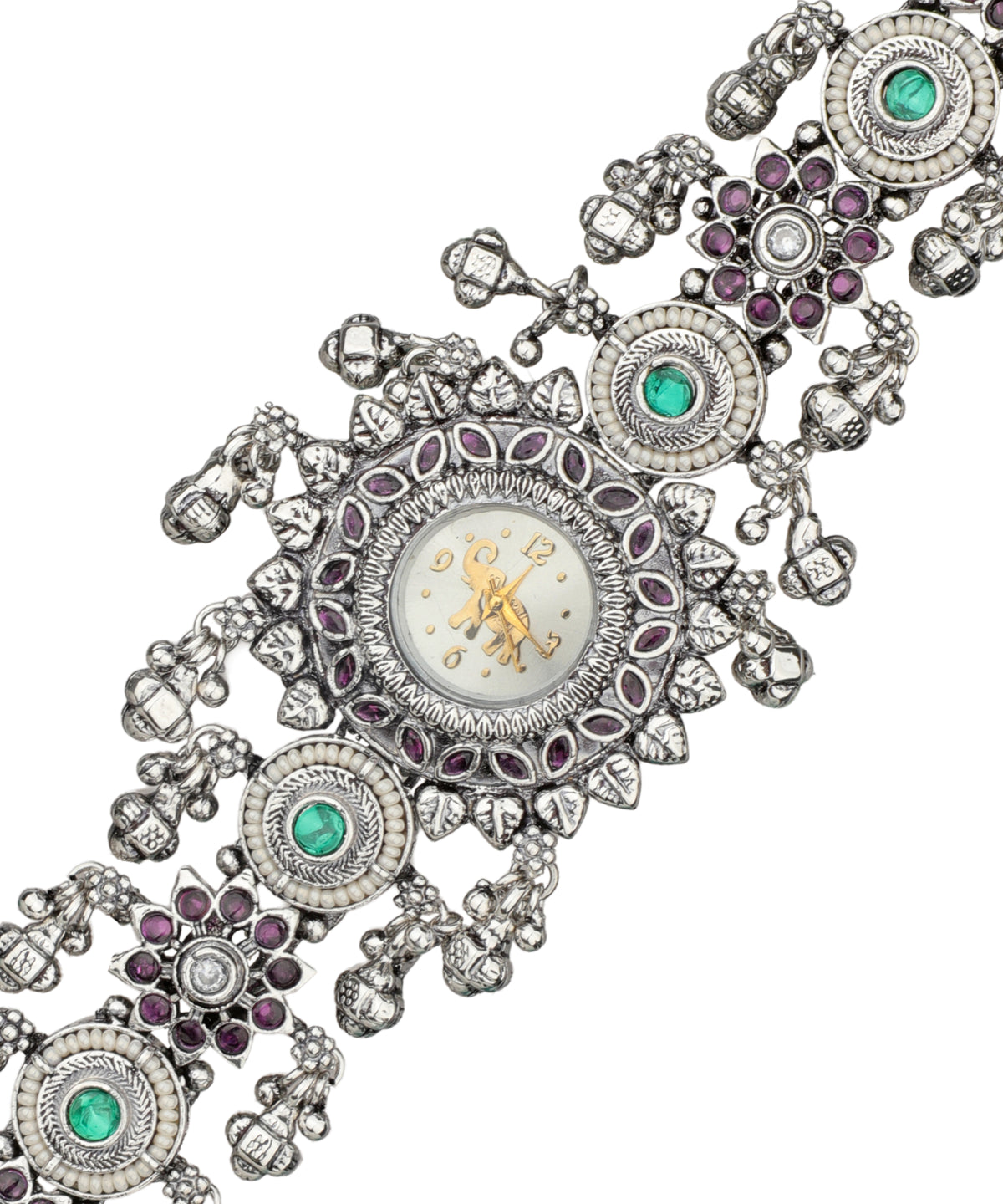 Heritage Bracelet Watch featuring a linear linked structure