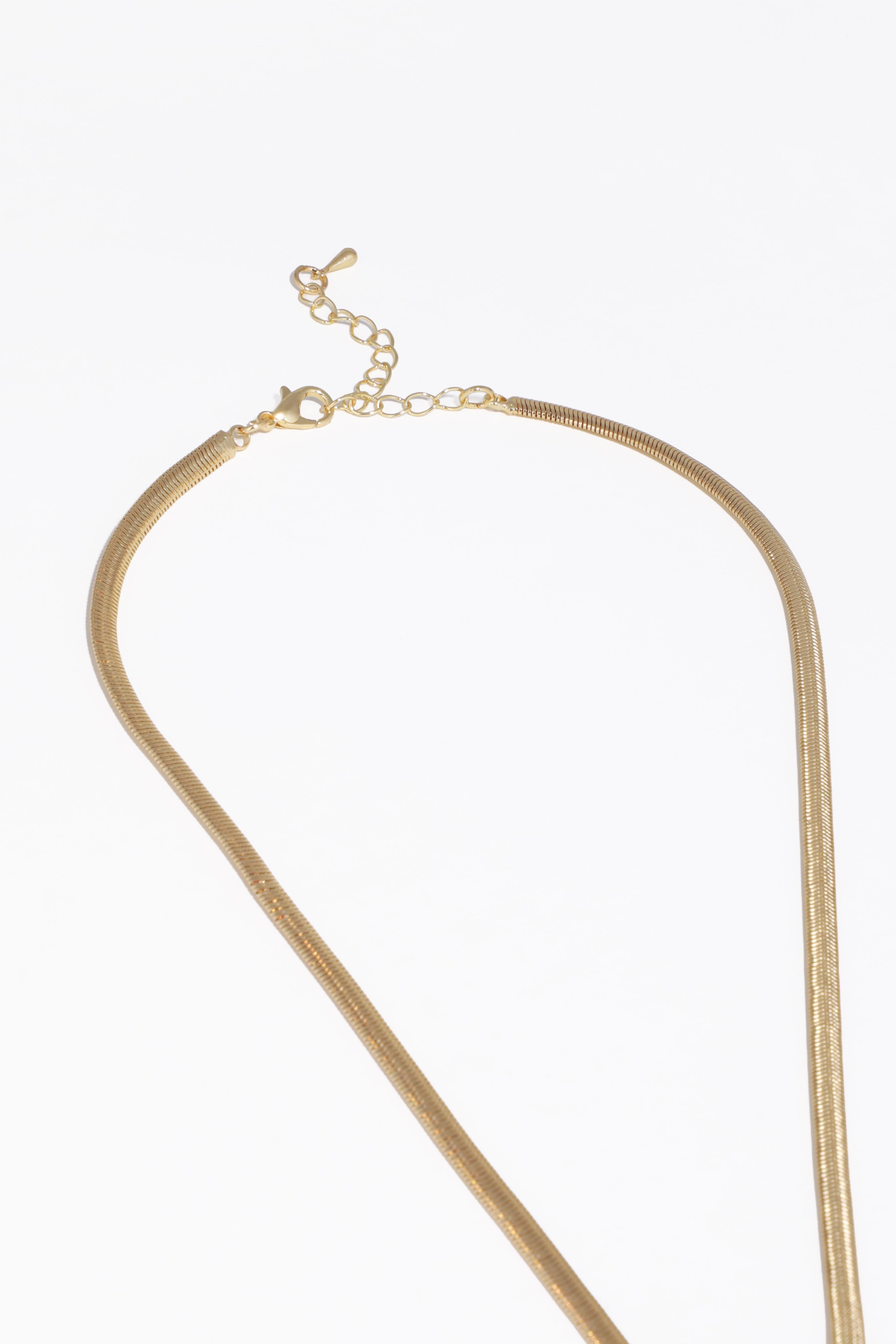 Snake Style Lariat Necklace | Stylika