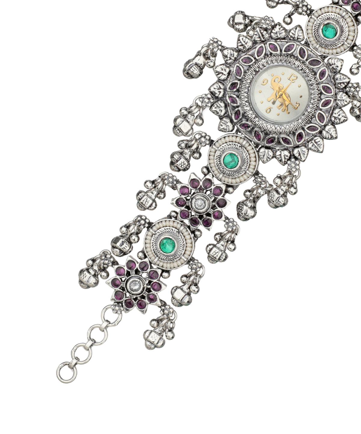 Heritage Bracelet Watch styled for festive ethnic attire