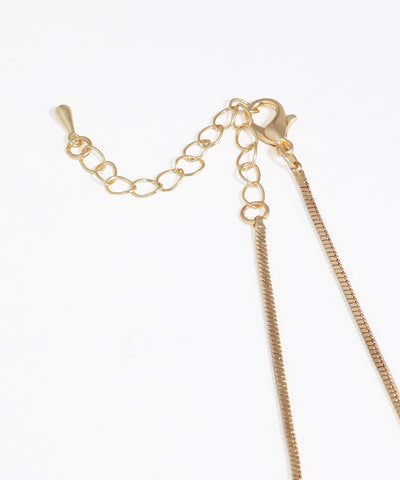 Modern Geometric Bar Fan Design Necklace | Stylika