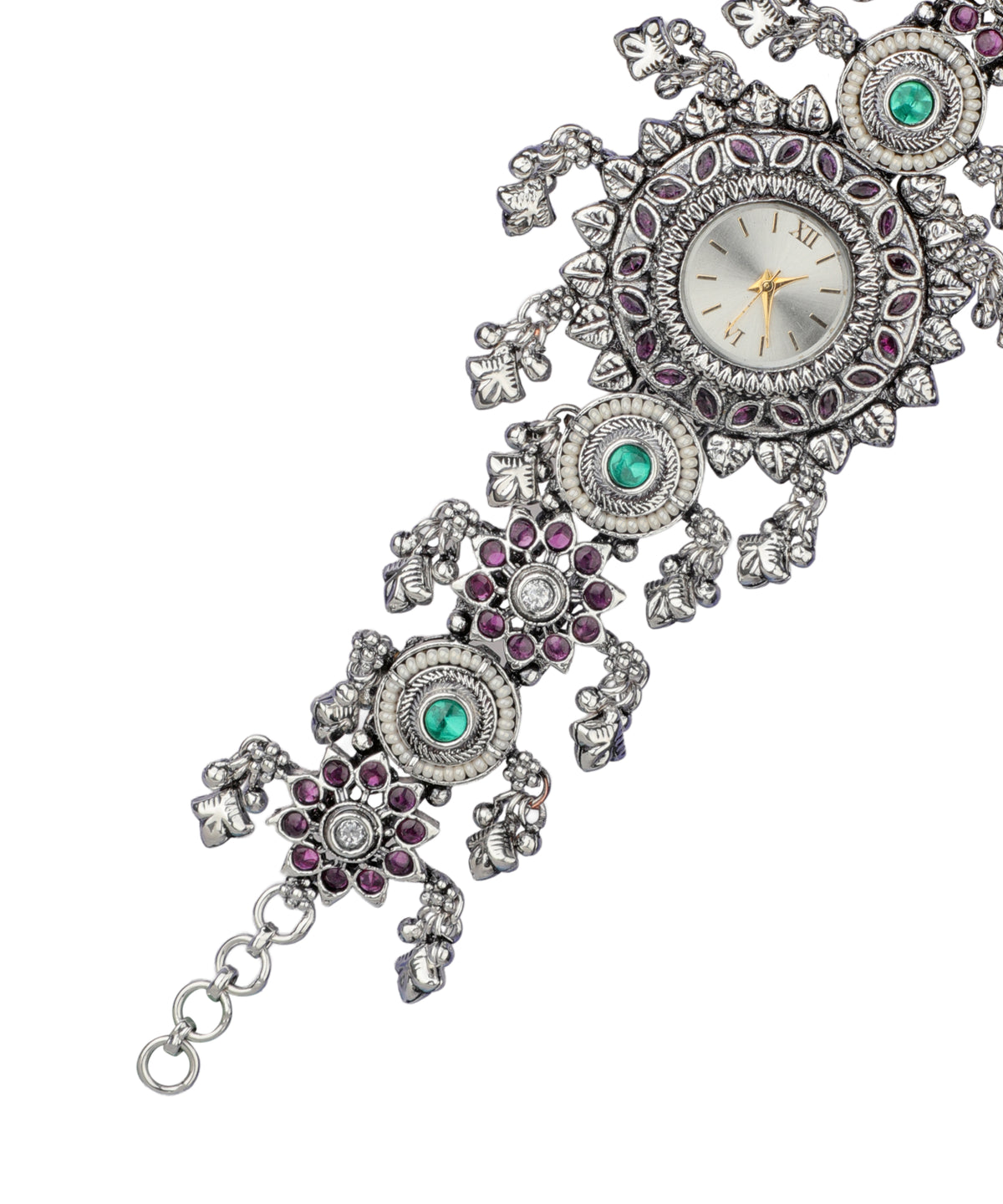 Heritage bracelet watch styled for traditional festive wear