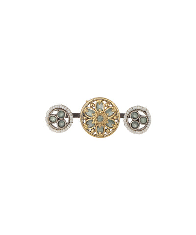 Floral Medallion Trio Ring | Stylika