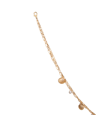 Delicate Shell and Beaded Charm Waist Chain | Stylika