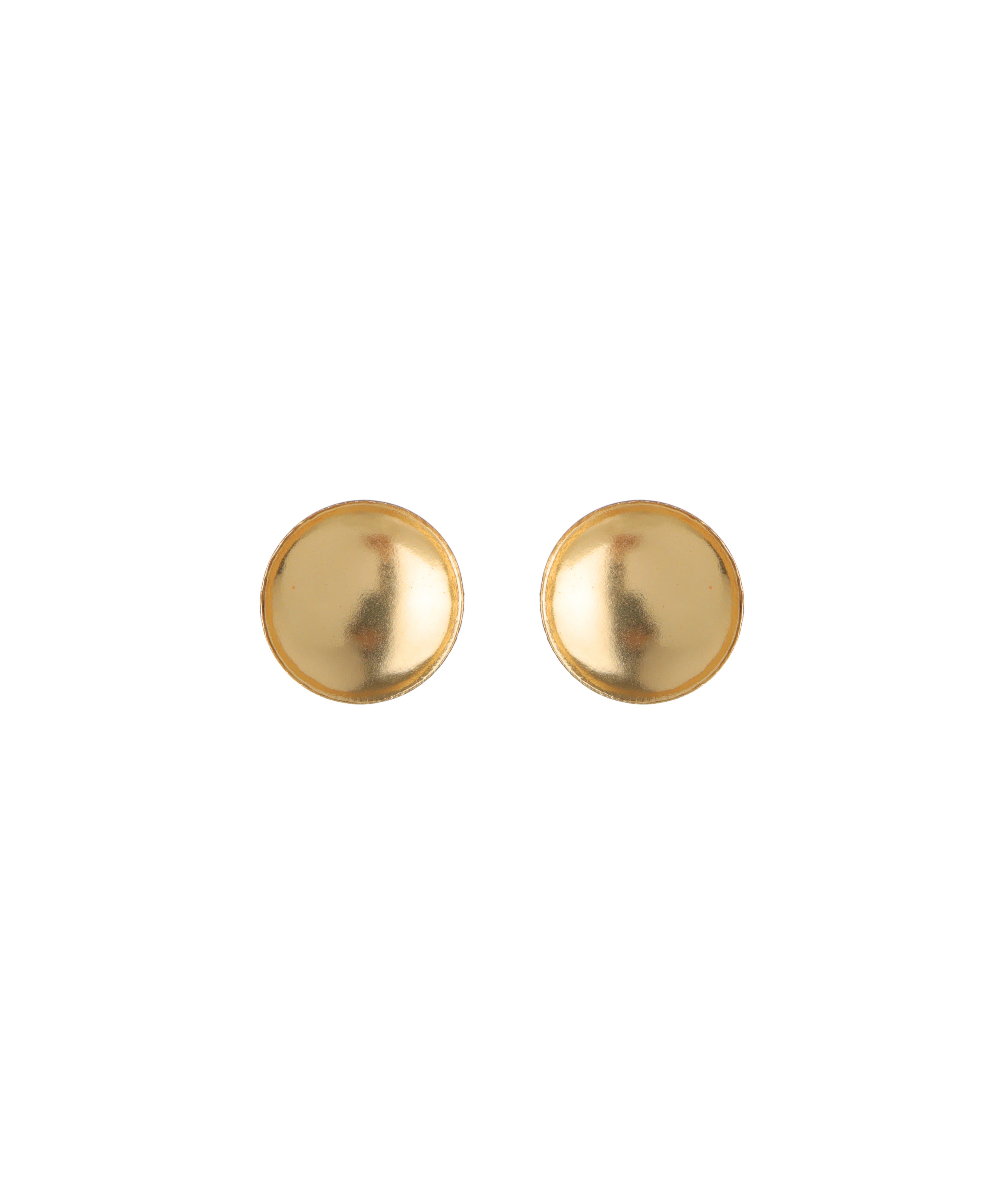 Minimalist Coin Disc Necklace with Matching Earring Set | Stylika