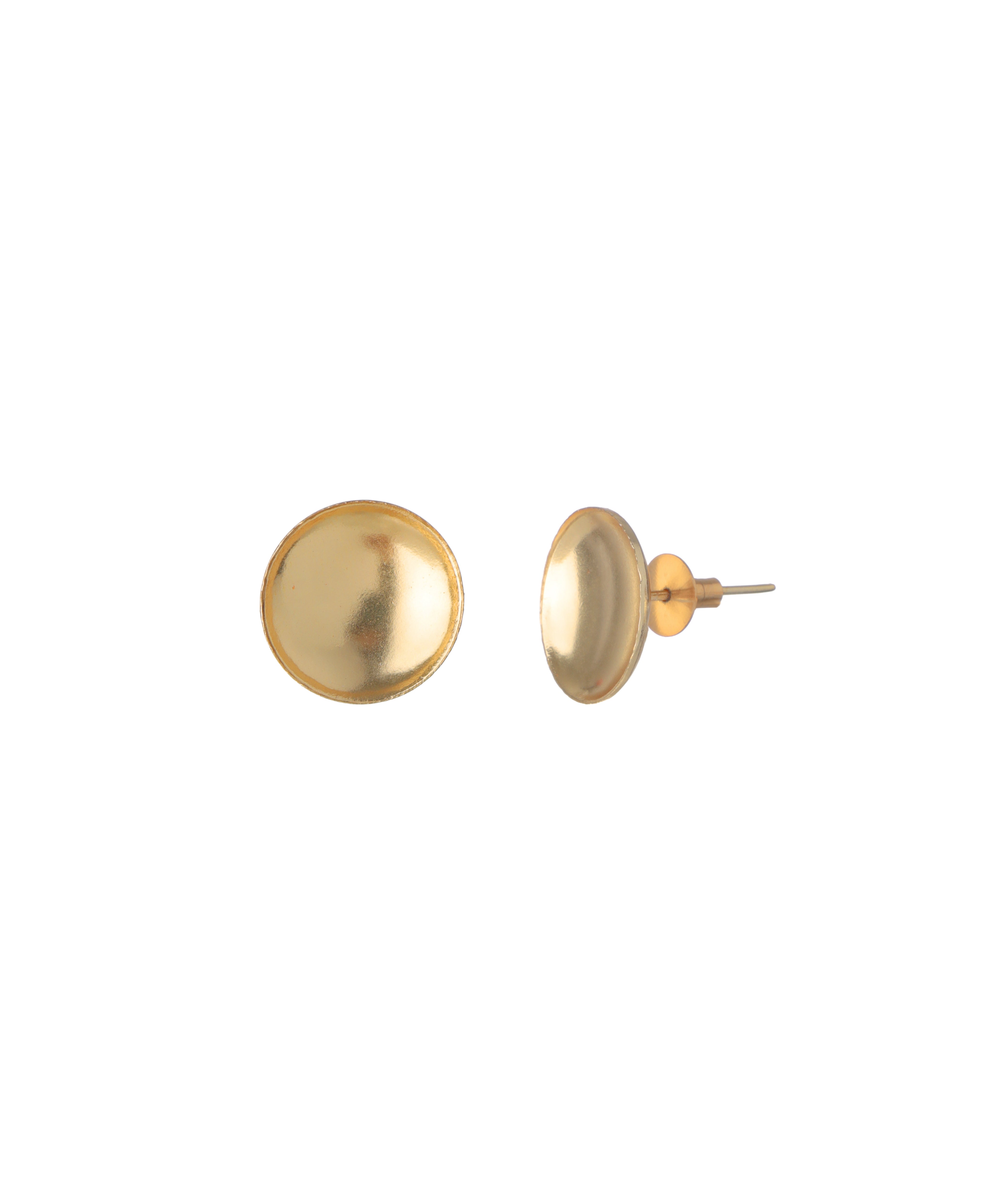 Minimalist Coin Disc Necklace with Matching Earring Set | Stylika