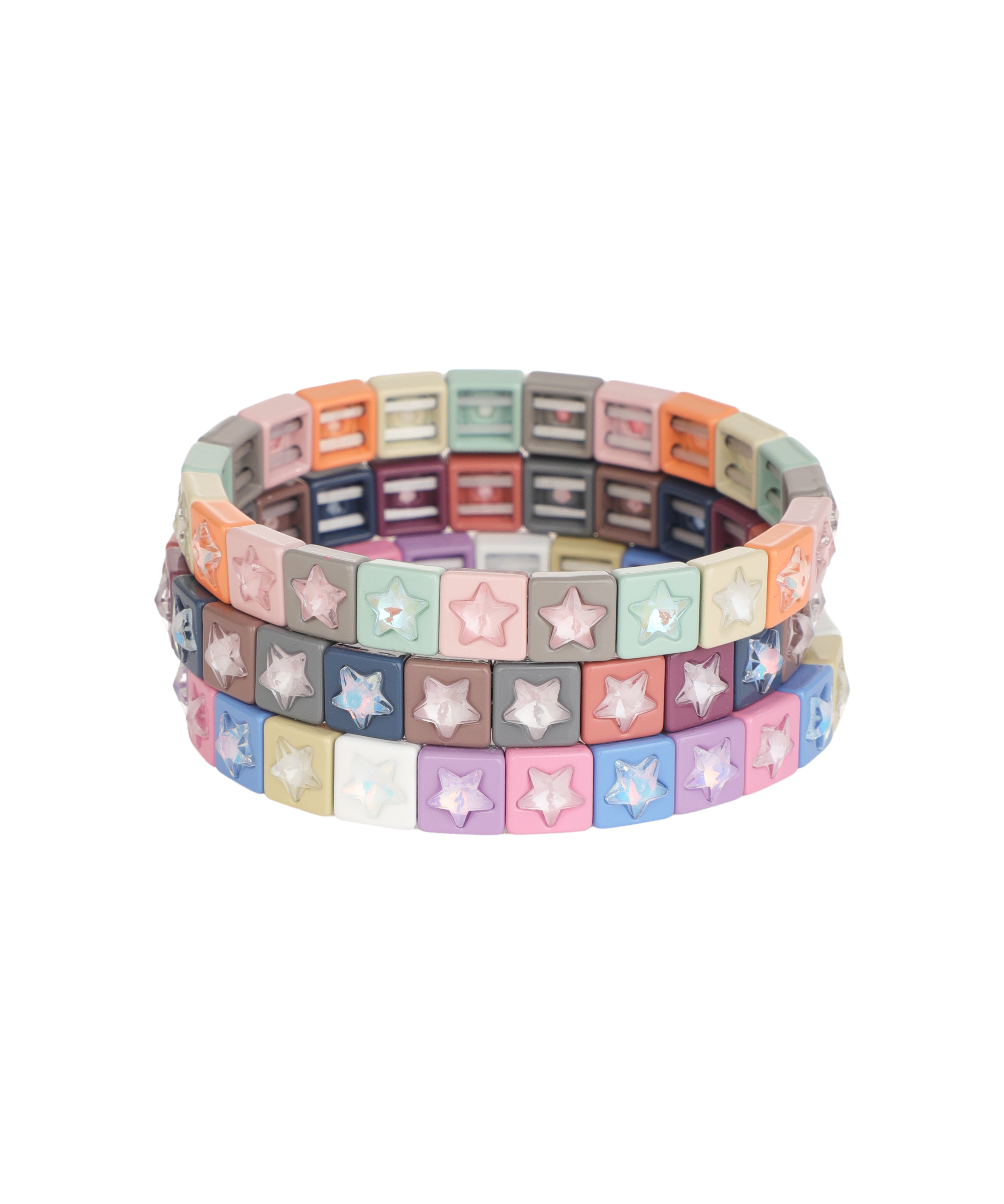 Starry Nights In Block: Carnival Glaze Bracelet | Stylika