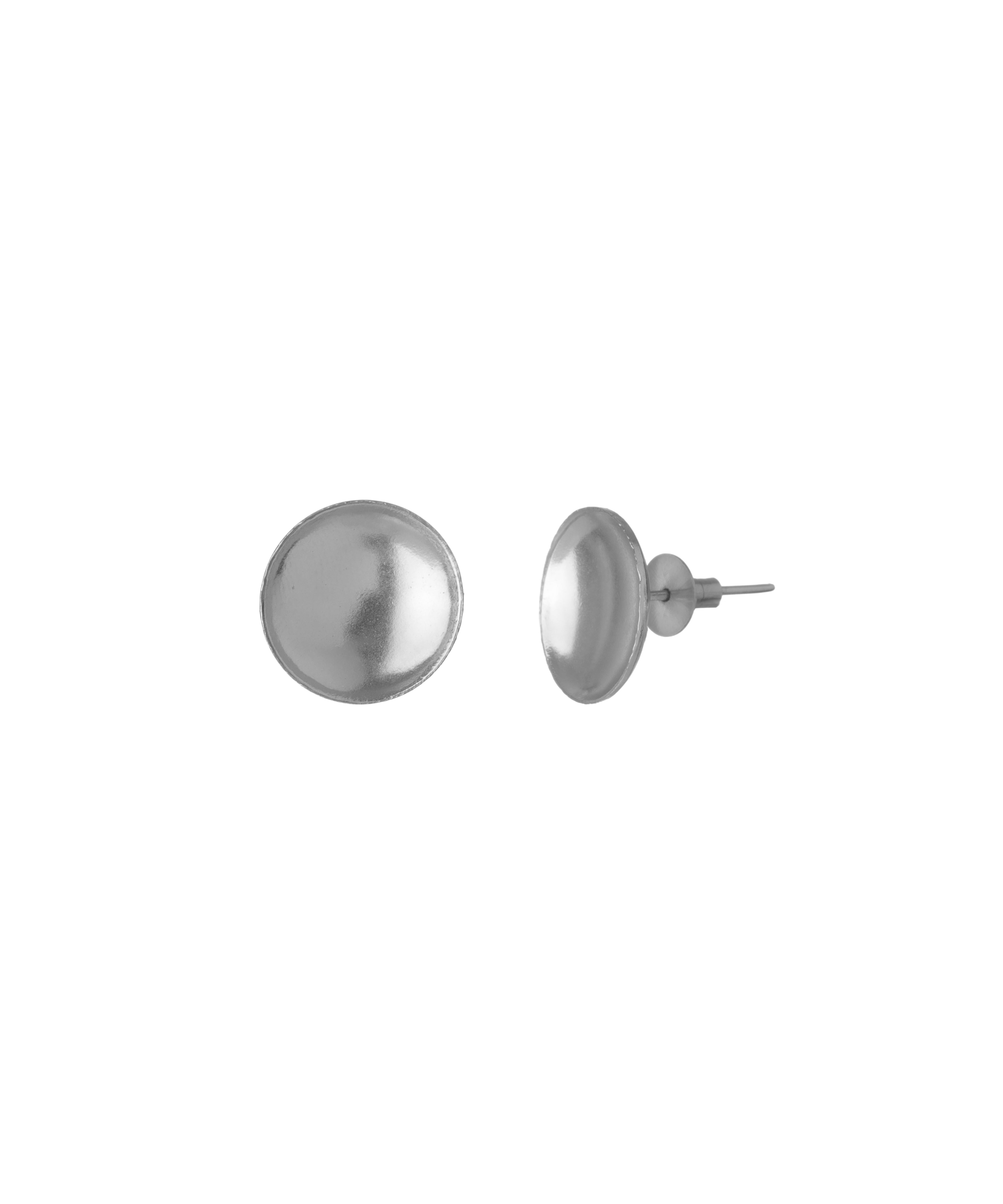 Minimalist Coin Disc Necklace with Matching Earring Set | Stylika