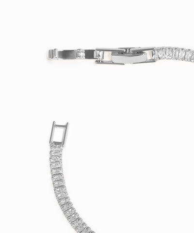 Tennis Cut Stone Line Bracelet | Stylika