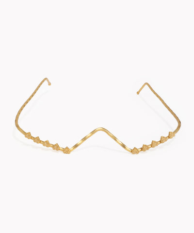 Artisan Textured V-Shape Facelet with Delicate Motifs | Stylika