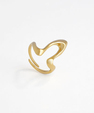 Modern Curve Open Ring | Stylika