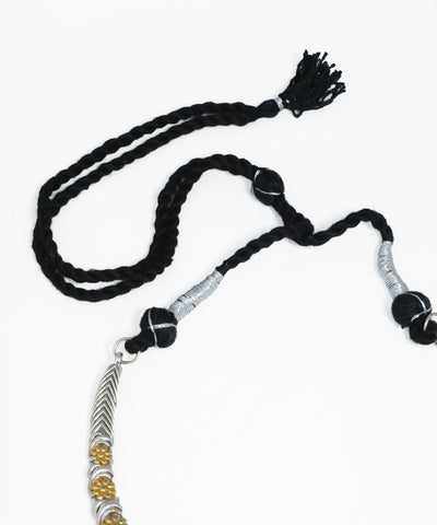 Traditional Indian temple jewelry set with earrings