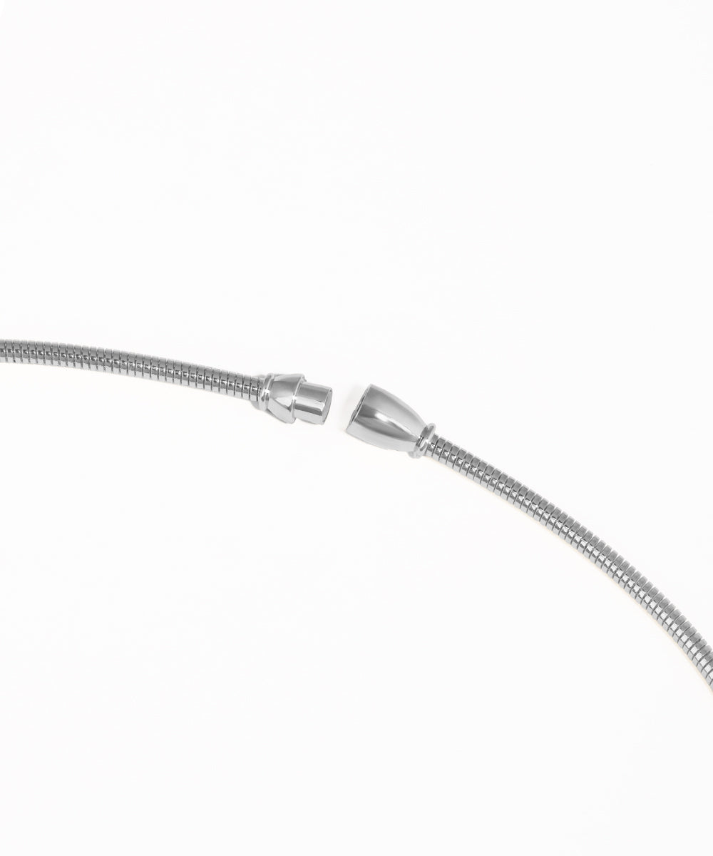 Contemporary Sculptural Curved Choker Necklace Design | Stylika