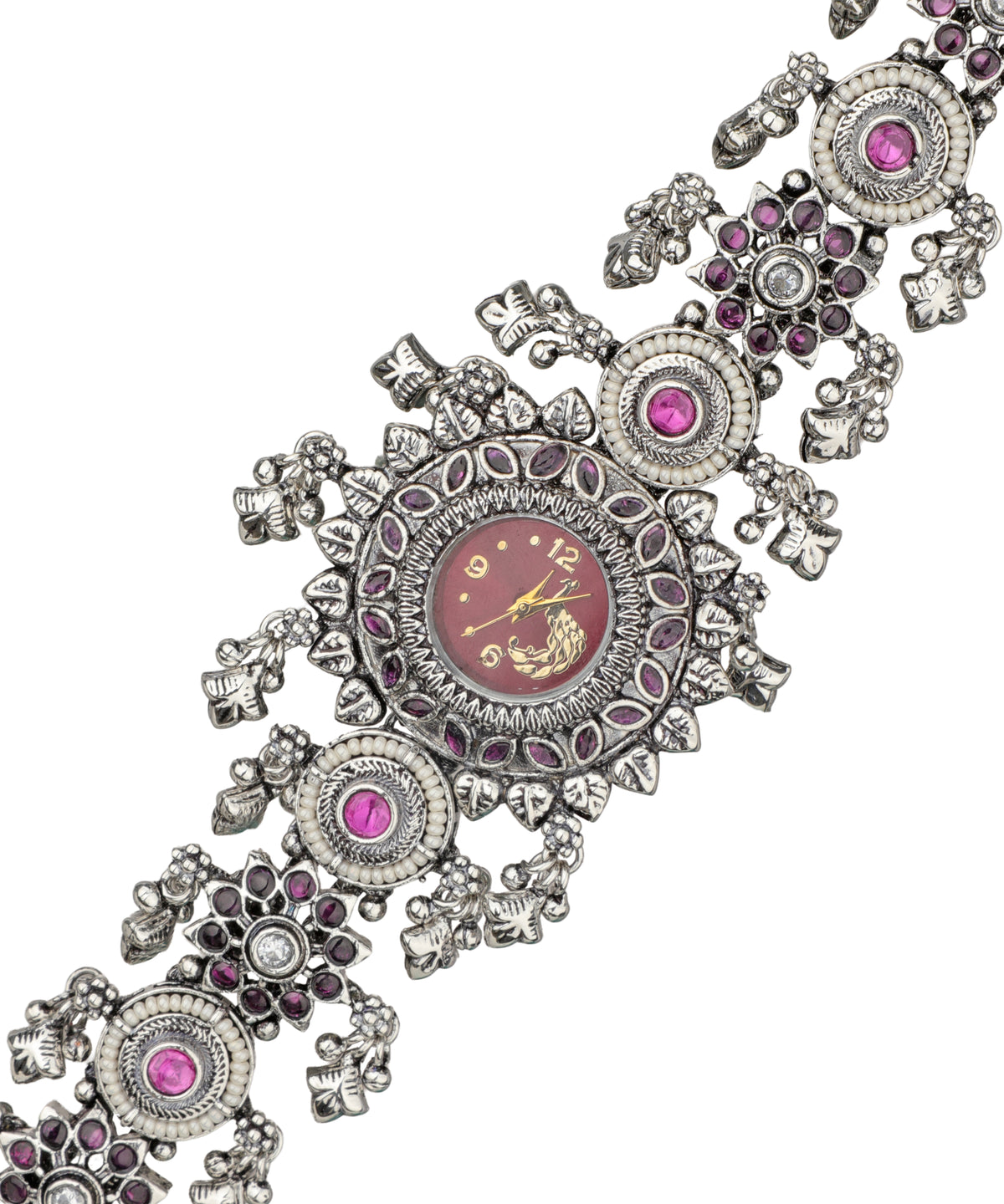 Heritage Bracelet Watch with a layered ornate silhouette