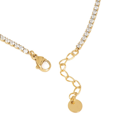 Elegant Heart Outline Stone Chain Bracelet | Stylika