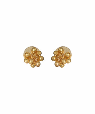 Beaded Floral Disc Necklace with Earring Set | Stylika