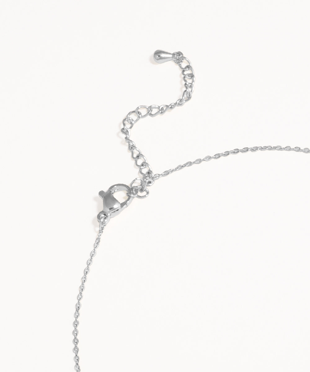 Nature-Inspired Shimmer Necklace with Earrings | Stylika