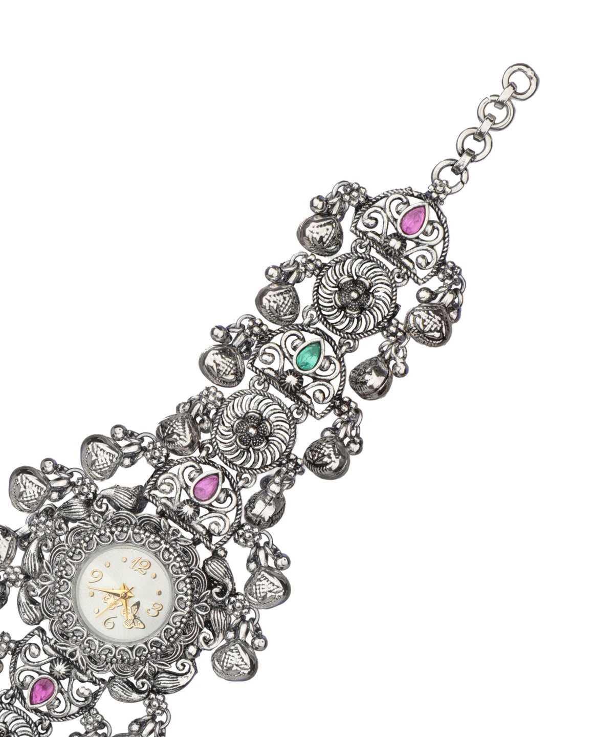 Heritage bracelet watch that layers well with wrist stacks