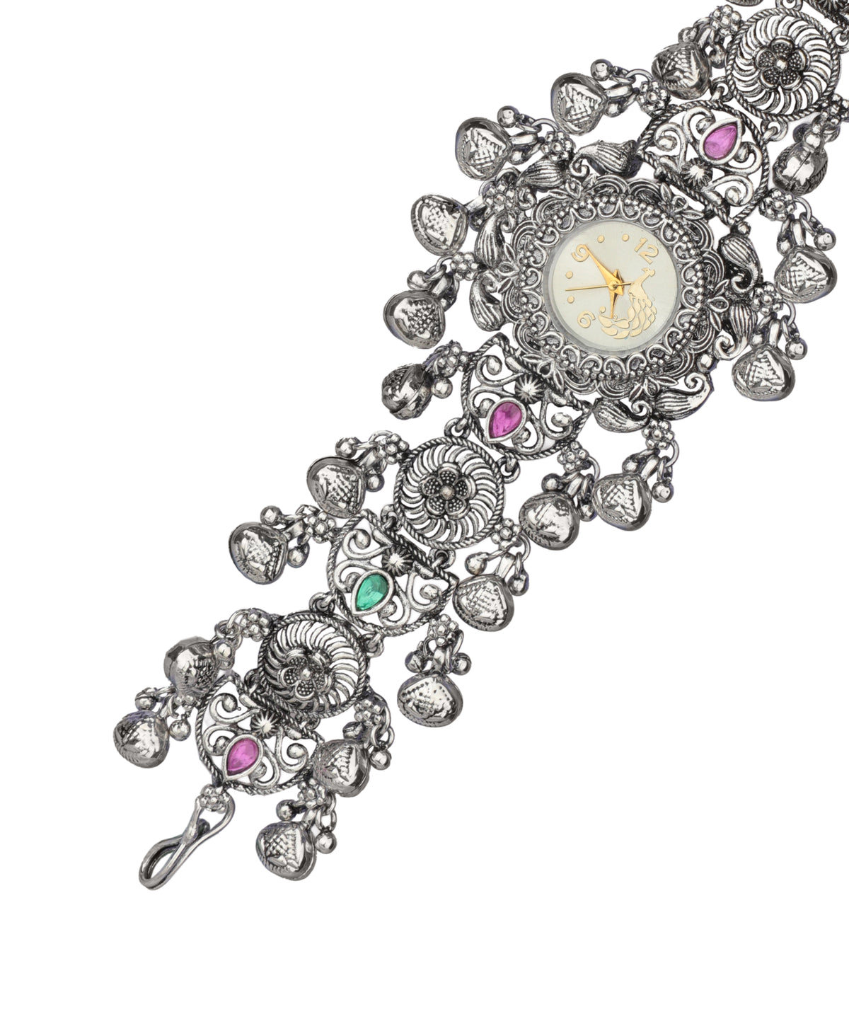 Heritage bracelet watch with decorative stone detailing